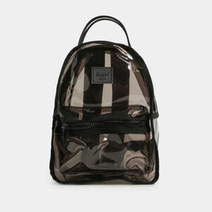 Herschel Clear Bag Nova Mini in Blacksmoke (backpack) NWT